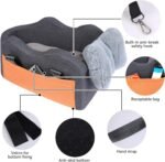 Dog Car Seat for Small Dog Center Console Seat Pet Booster Seat for Car Puppy Car Seat for Small Dogs(Dark Gray) - Image 6
