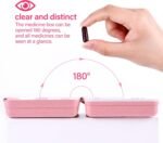 9-Grid Pill Organizer,Portable Pill Box,Large Capacity Compartments,Travel Pill Container,Medicine Dispenser,Pill Purse,Pill Case for Vitamins, Fish Oils or Supplements（Grey） - Image 4