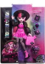 Monster High Draculaura Doll with Pet Bat-Cat Count Fabulous & Accessories Like Backpack, Spell Book, Bento Box & More - Image 7