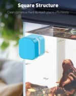 Pawfly Magnetic Aquarium Glass Cleaner Fish Tank Magnetic Brush with Mirror, 1.5 Inch Mini Fish Tank Glass Cleaner Cleaning Tool for 2/5 Inch Thick Aquarium up to 10 Gallons (Non-Floatable) - Image 7