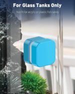 Pawfly Magnetic Aquarium Glass Cleaner Fish Tank Magnetic Brush with Mirror, 1.5 Inch Mini Fish Tank Glass Cleaner Cleaning Tool for 2/5 Inch Thick Aquarium up to 10 Gallons (Non-Floatable) - Image 8