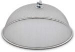 Arthur Court Stainless Steel Mesh Picnic Food Cover Protectors For Bugs, Parties Picnics, BBQs/Cast Aluminum Bee Knob 10.5 inch Diameter x 5 inch Tall - Image 3