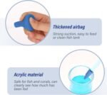 Coral Feeder for Fish Long Pipette Tank Long Syringe Dropper Pipette for Aquarium Coral Feeding, Automatic Dispenser for Fish Feeder Aquarium Tools(2 Packs/Blue) - Image 7