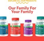 SmartyPants Kids Multivitamin Gummies - Improved Formula: Omega 3 (DHA/EPA), Vitamins D3, C, B12, B6, Vitamin A, K & Zinc, Gluten Free, Three Fruit Flavors, 60 Count (30 Day Supply) - Image 12