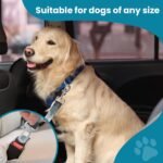 Adjustable pet cat and Dog car seat Belt，The Lanyard is Flexible and Adjustable from 20 to 33 inches (deforestation) - Image 5