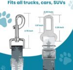 Adjustable pet cat and Dog car seat Belt，The Lanyard is Flexible and Adjustable from 20 to 33 inches (deforestation) - Image 6