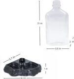 17oz Terrarium Tank Reptile Food Feeders Bowl, Water Feeder Automatic Water Dispenser Waterer Feeding Accessories, for Geckos Lizards Turtle Bearded Dragons - Black - Image 7