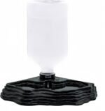 17oz Terrarium Tank Reptile Food Feeders Bowl, Water Feeder Automatic Water Dispenser Waterer Feeding Accessories, for Geckos Lizards Turtle Bearded Dragons - Black - Image 8