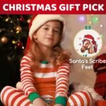 HAPPYPOP Christmas Gifts for Boys Girls - Dinosaur Horse Cow Goat Socks Xmas Stocking Stuffers with Greeting Card - Image 6