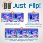 FL!PPER Flipper Magnetic Aquarium Glass Cleaner & Fish Tank Accessories | Effortless Algae Remover for Fish Tank (Max) - Image 7