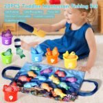 Montessori Toys for 1 Year Old Boy Girl Gifts, Cloth Fishing Game for Toddler 1-3, Sorting Learning Baby Toys 6-12-18 Months, One Year Old Girl Boy Birthday Gifts, Toddler Stocking Stuffers - Image 3
