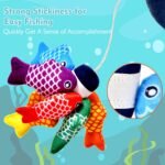 Montessori Toys for 1 Year Old Boy Girl Gifts, Cloth Fishing Game for Toddler 1-3, Sorting Learning Baby Toys 6-12-18 Months, One Year Old Girl Boy Birthday Gifts, Toddler Stocking Stuffers - Image 4