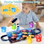 Montessori Toys for 1 Year Old Boy Girl Gifts, Cloth Fishing Game for Toddler 1-3, Sorting Learning Baby Toys 6-12-18 Months, One Year Old Girl Boy Birthday Gifts, Toddler Stocking Stuffers - Image 5