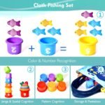 Montessori Toys for 1 Year Old Boy Girl Gifts, Cloth Fishing Game for Toddler 1-3, Sorting Learning Baby Toys 6-12-18 Months, One Year Old Girl Boy Birthday Gifts, Toddler Stocking Stuffers - Image 7