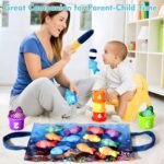 Montessori Toys for 1 Year Old Boy Girl Gifts, Cloth Fishing Game for Toddler 1-3, Sorting Learning Baby Toys 6-12-18 Months, One Year Old Girl Boy Birthday Gifts, Toddler Stocking Stuffers - Image 9