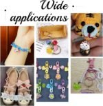 CHGCRAFT 14Pcs 7 Styles Pet Collar Bells Brass Cherry Panda Frog Strawberry Charm Cat Collar Bell Pet Pendant Accessories with Stainless Steel Double Loops Jump Rings for Potty Training - Image 7