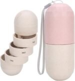 Weekly (7-Day) Organizer, 1 Pack Small Case, Travel Mini Box Dispenser for Pocket Purse, Portable Box Container to Hold Medicine, Vitamins and Fish Oils - Image 9