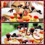 60 Pcs Derby Party Food and Appetizer Picks Animal Horse Dessert Cupcake Toppers Equestrian Theme Kentucky Horse Race Party Supplies for Birthday Party Cake Decorations - Image 6
