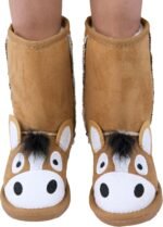 Lazy One Animal Slipper Boots for Kids, Cozy Children's Slippers - Image 3