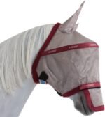 Rambo Rambo Plus Fly Mask Oatmeal/Cherry HORSE - Image 3