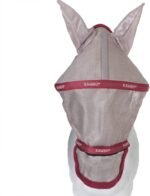 Rambo Rambo Plus Fly Mask Oatmeal/Cherry HORSE - Image 4