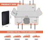 Back Seat Extender for Dogs, Large Space More Comfortable, Dog Car Seat Cover Hard Bottom Holds 400lbs, Sturdy & Waterproof Dog Hammock for Car Dog Car Bed for Car, SUV, Truck - Image 7