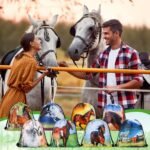 Saintrygo 30 Pcs Horse Themed Party Supplies Horse Birthday Favor Bags Horse Drawstring Bag Goodie Candy Bags - Image 7