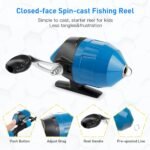 Kids Fishing Pole Kit, 59'' Telescopic Rod and Reel Beginner Combo with Spincast Reel,Tackle Box, Carrier Bag,Fishing Gear for Boys,Girls, Toddler,Youth - Image 5