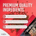 Blue Ridge Koi Fish Food 5lb - Koi Food 3/16” Color Rich Formula Goldfish Food, Premium Fish Food for Ponds, Ponds Fish Food, Koi Food Fall and Winter Fish Food, Floating Pond Pellets Fish Food - Image 5