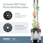 Moen Prep Series Disposer 1/2 Horsepower Continuous Feed Garbage Disposal featuring Fast Track Technology, Power Cord Included, GT50C - Image 13
