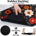 Dog Food Mats for Floors, Absorbent Quick Dry Pet Cat Food Mat, Dog Bowl Mats for Food and Water Dispenser Mat, Eco-Friendly Dog Accessories Pet Supplies 16"x24" - Image 7