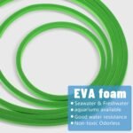 5Pcs Aquarium Floating Plant Corral, 5 Sizes of Aquarium Floating Plant Ring Round Aquarium Feeding Ring, for Keeping Floating Plants in Place, Fish Feeding Ring (Green) - Image 3