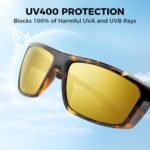 KastKing Huzzah Polarized Sport Sunglasses for Men and Women, Ideal for Driving Fishing Cycling and Running,UV Protection - Image 4