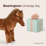 Bearington Blaze Plush Stuffed Animal Brown Horse 13.5 inches - Image 6