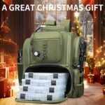 Waterproof Fishing Bag with Rod Holder A Movable Partition and An Insulated Liner It Is also A Large Lightweight Hiking Backpack - Image 4