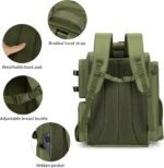 Waterproof Fishing Bag with Rod Holder A Movable Partition and An Insulated Liner It Is also A Large Lightweight Hiking Backpack - Image 5