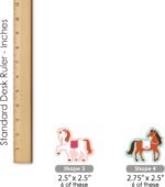 Big Dot of Happiness Run Wild Horses - Cupcake Decoration - Pony Birthday Party Cupcake Wrappers and Treat Picks Kit - Set of 24 - Image 8