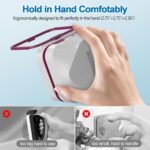 Magnetic Aquarium Fish Tank Glass Cleaner with Feeder, Mag Float Double-Sided Algae Aquarium Cleaning Tools Magnet Scrubber Brush for Glass Acrylic 3/8” to 4/5” Large Purple - Image 7