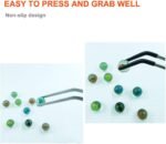 2 Pack Extra Long Tweezers, Fecsam Feeding Tongs, 18.9 inch & 10.5 inch Curved Aquarium Stainless Steel Large Aquascape Tools for Fish Tank, Terrarium，Aquascaping, Reptile, Bearded Dragon - Image 5