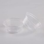 100 pcs Small Gecko Food and Water Cups Plastic Reptile Feeding Bowls Ledge Accessories for Crested Gecko Lizards Small Pets, 0.5 oz - Image 7