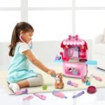 MAGIC4U Pet Cat Care Carrier Suitcase Toy, 29PCS Vet Clinic and Doctor Kit for Kids, Pet Kitty Grooming Feeding Toys Veterinarian Medical Pretend Role Play Set for Boys and Girls Ages 3-6 - Image 9