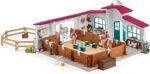 Schleich Horse Club Peppertree Riding Arena 179-Piece Horse Playset with Riding Arena Stable Set, 2 Horses, 3 Horse Rider Figurines and Horse Toys for Girls & Boys Ages 5+ - Image 4