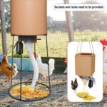 Timed Automatic Chicken Feeder, Timed & Quantitative Feeder, DIY Timed Poultry Feeder, Suitable for Chickens, Ducks, Geese, Pigeons, Dogs, Fish, Cats - Image 7