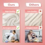 Jekeno Running Brown Horse Gifts Blanket, Horse Decor Blankets Soft Warm Sherpa Throw for Adults Men Women Birthday, Home Living Room Decoration Boys Girls Kids 50"x60" - Image 5