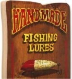 Handmade Fishing Lure Chart Wood Wall Decor - Fishing Wall Art For Cabin, Lake House or Man Cave - Image 5