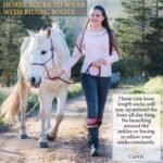 Cantik Horse Socks - 3 Pairs Knee High Socks For Girls - Perfect Horse Gifts for Girls & Women - Equestrian Riding Socks/Cowboy Boot Socks With 5 Hair Ties - Cute Long Socks & Gift For Horse Lovers - Image 7