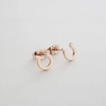 HONEYCAT Tiny Horseshoe Studs in Gold, Rose Gold, or Silver | Minimalist, Delicate Jewelry - Image 9