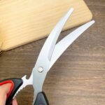 Korean Barbecue Scissors, BBQ clip, Stainless Steel Shear with Non-slip Serrated Blades, Kitchen Shears for Food, Fish, Meat and Vegetables, Heavy Duty Scissors with Non-slip Handle - Image 10