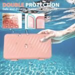 Pill Organizer 3 Times A Day, 7 Day Pill Box - GloDeals Weekly Pill Organizer, Portable Removable Daily Medicine Container Dispenser Case for Vitamin Fish Oil Supplement, Pink - Image 6