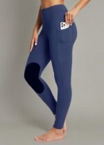 BALEAF Women's Winter Riding Pants Horse Breeches Knee-Patch Fleece Horseback Equestrian Tights Pockets Leggings - Image 8